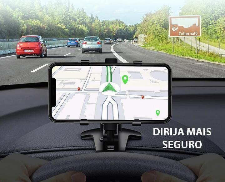 Suporte Veicular Para Celular Safety® - Queima de estoque 🔥